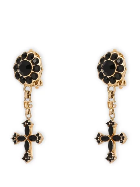 Stras cercei Dolce & Gabbana auriu