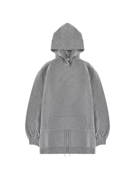 Rochie mini Alexander Wang cu glugă de costum gri