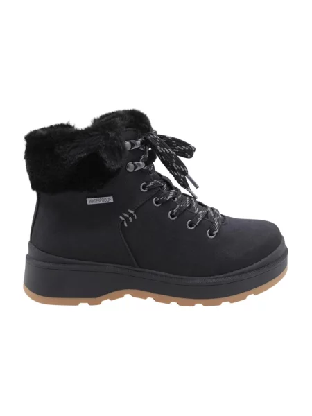 Botki Skechers skórzane czarne