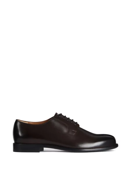 Pantofi derby Givenchy din piele maro