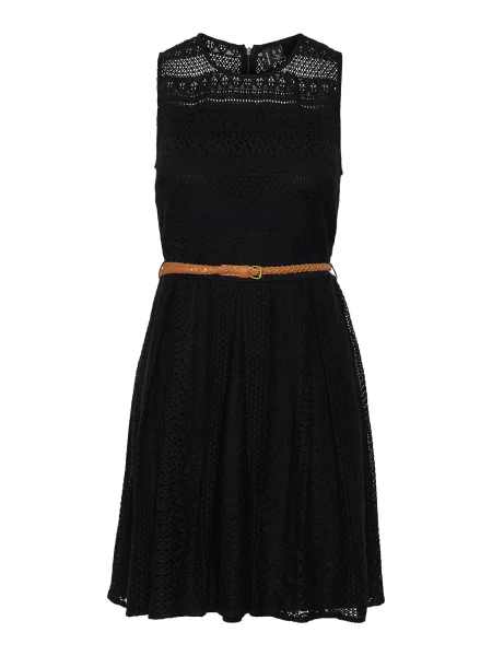 VERO MODA Obleka HONEY' črna