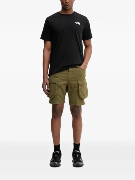 Pantaloni scurți cargo Alpha Industries cu autograf verde