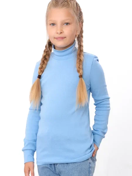 Дитячий Гольф Носи своє бавовна/еластан блакитний