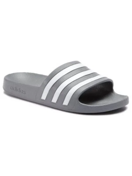 ADIDAS SPORTSWEAR Plážové / kúpacie topánky Adilette Aqua sivá biela