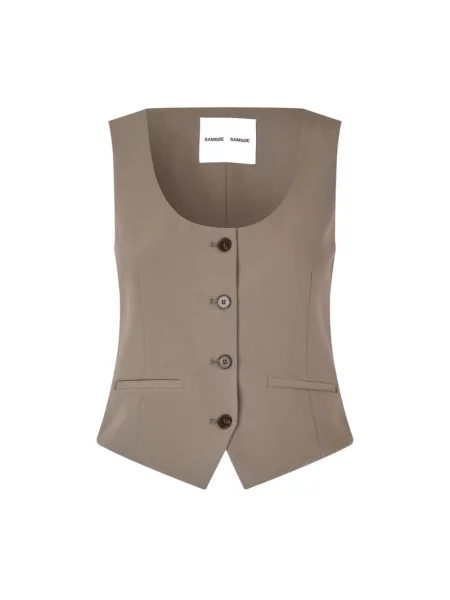 Kamizelka Samsoe Samsoe beżowa