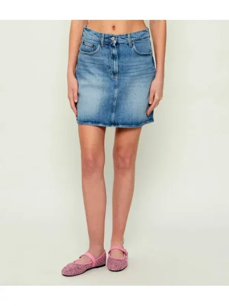Tommy Jeans De blugi fustă albastru