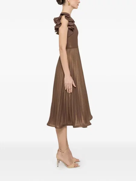 Rochie midi Nissa maro