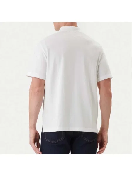 Koszulka polo o kroju easy fit z kołnierzykiem Calvin Klein Jeans biała