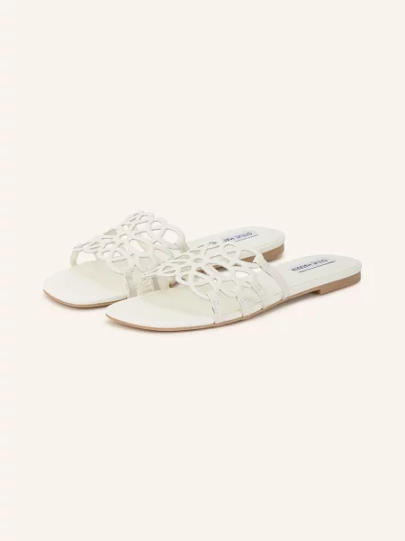 Steve Madden Pantofle Lotus bílá
