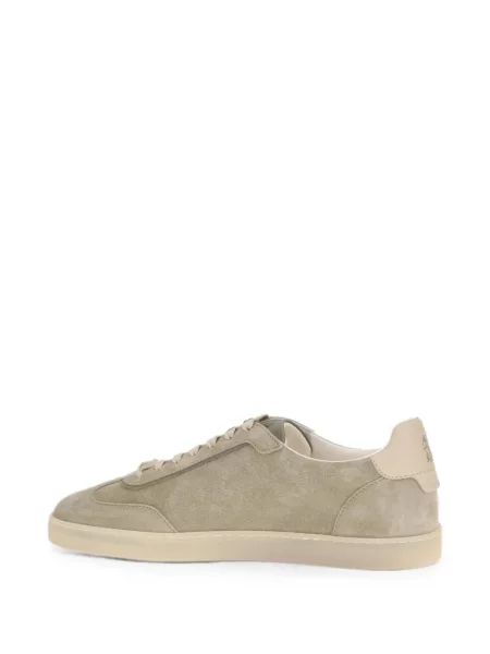 Fűzős szarvasbőr sneaker Brunello Cucinelli