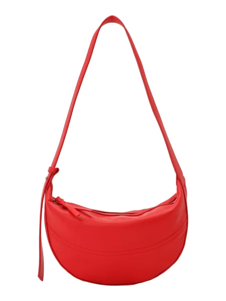 PIECES Geantă de umăr PCTESSA sângeriu