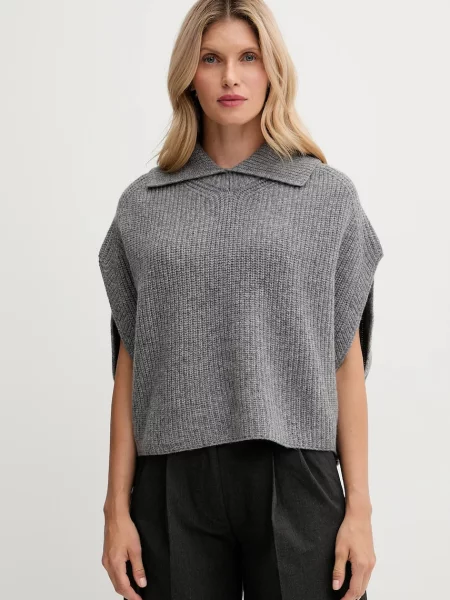 Ponczo United Colors Of Benetton szare