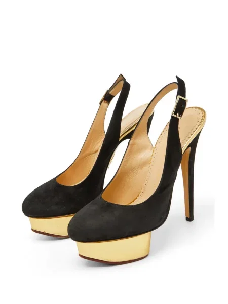 Pantofi cu toc Charlotte Olympia negru