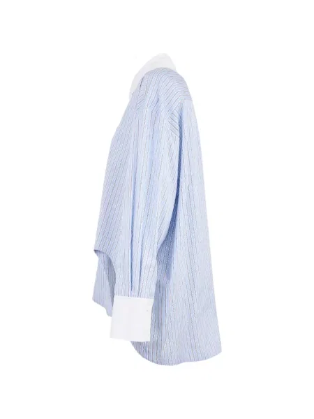 Koszula The Attico asymetryczna niebieska