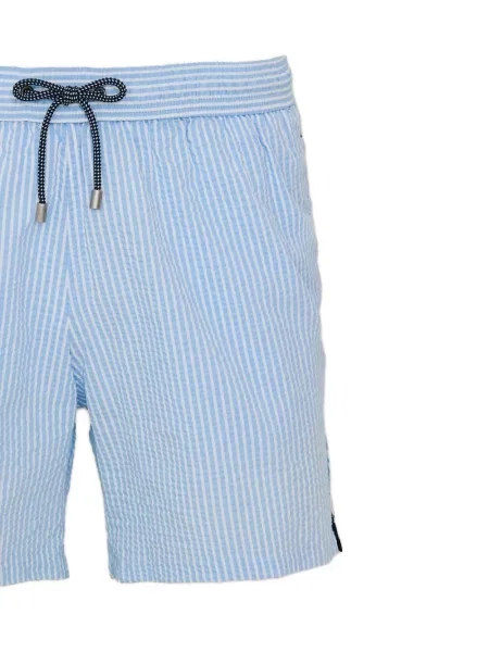 Slip de baie Patrick Assaraf cu dungi albastru
