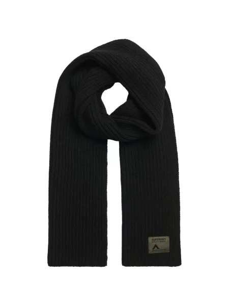 Fular Superdry tricotate negru