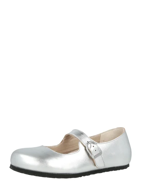 Balerinke Birkenstock srebrna