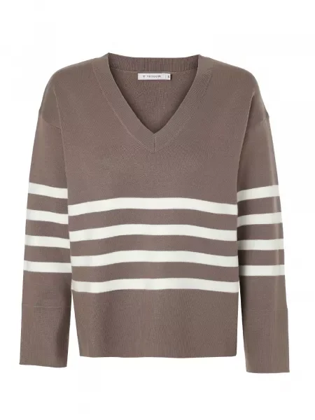 TATUUM Pulover ELIANA bej alb