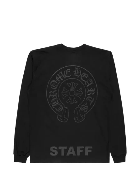 Tricou Chrome Hearts cu imagine cu motiv cu inimi negru