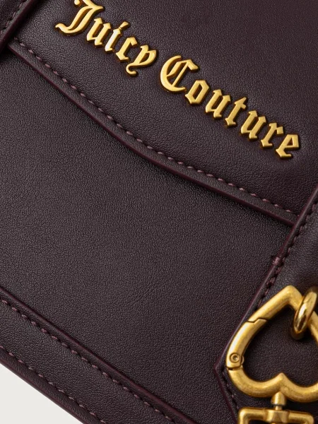 Кожаная сумка через плечо Juicy Couture