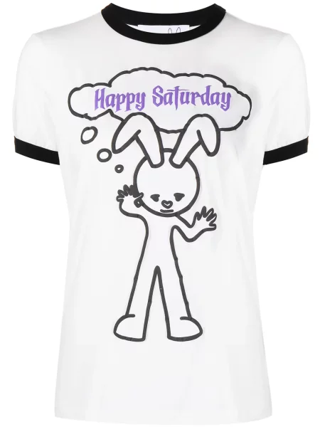 Tricou Natasha Zinko cu imagine alb