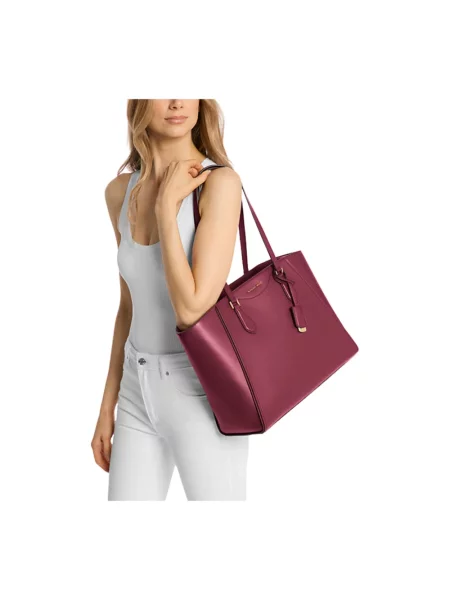 Shopperka Michael Michael Kors skórzana brązowa
