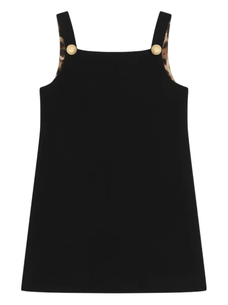 Dětské šaty Dolce & Gabbana černé