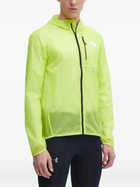 Geacă The North Face cu glugă galben