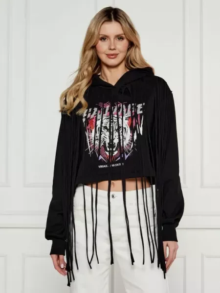 Versace Jeans Couture Hanorac SERIGRAFICHE negru