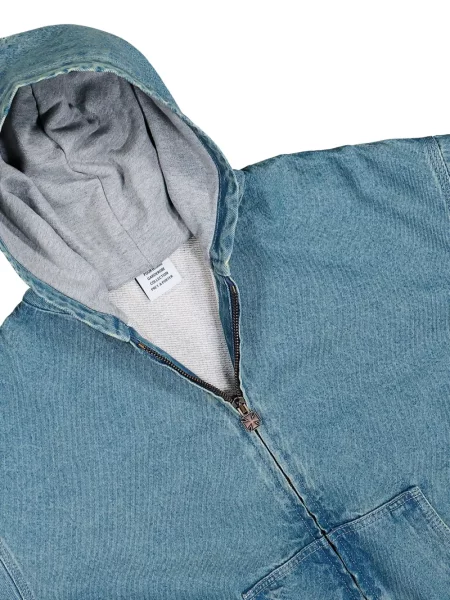 Hanorac cu glugă Vetements albastru