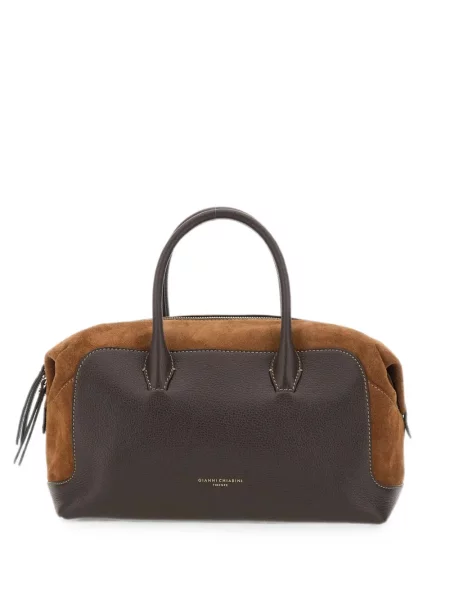 Geantă shopper Gianni Chiarini din piele maro