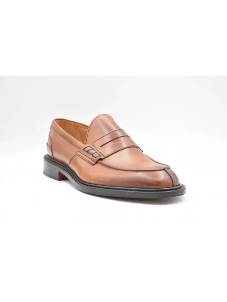 Półbuty Tricker's skórzane brązowe