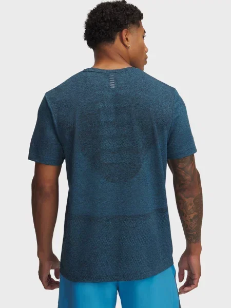 Бесшовная спортивная футболка Under Armour синяя