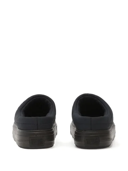 Kockás papucs Converse fekete