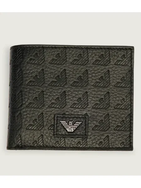 Emporio Armani De piele portofel negru