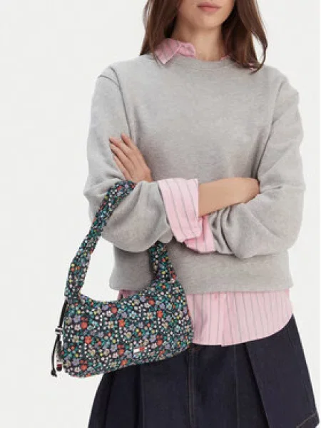 Ročna torba Tommy Jeans Tjw Casual Floral Shoulder Pisana bela