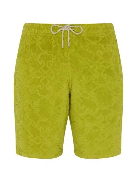 Pantaloni scurți Vilebrequin din jacard verde
