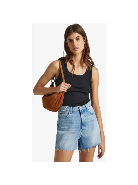Koszulka Pepe Jeans Lane na ramiączkach XS czarna