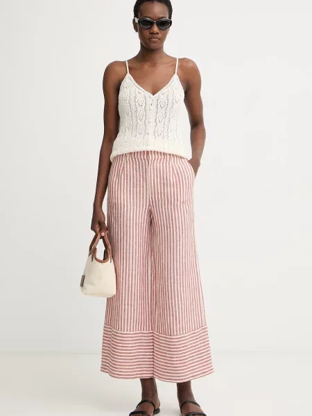 Льняные брюки Pedro Del Hierro