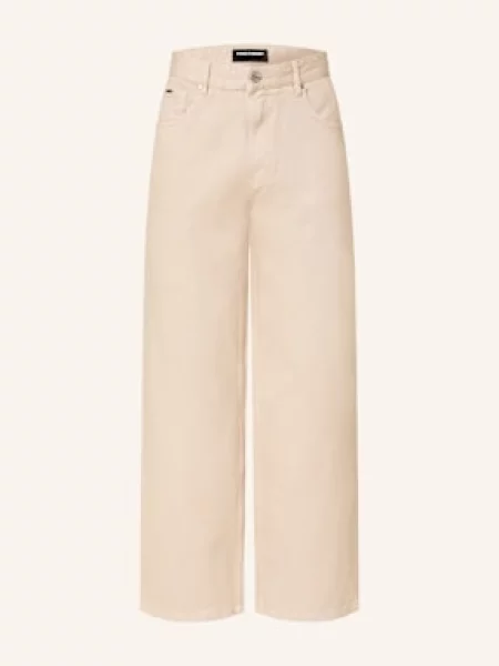 Pegador Džíny Darel Wide Regular Fit washed light beige béžové