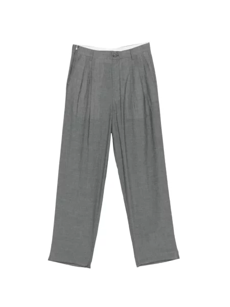 Pantaloni Magliano plisate gri
