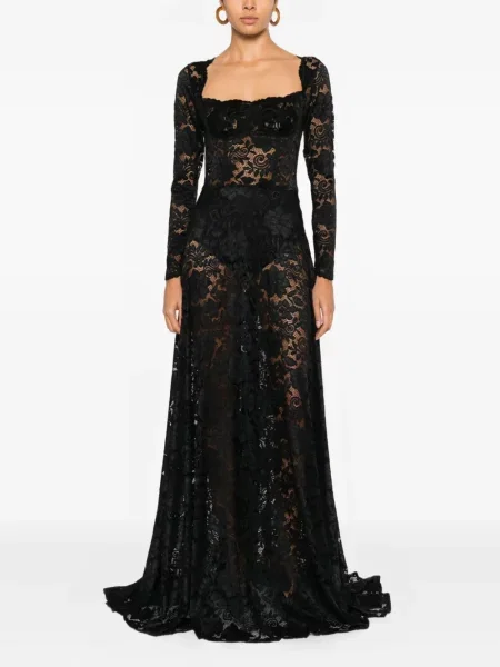 Rochie maxi Miau By Clara Rotescu de costum negru