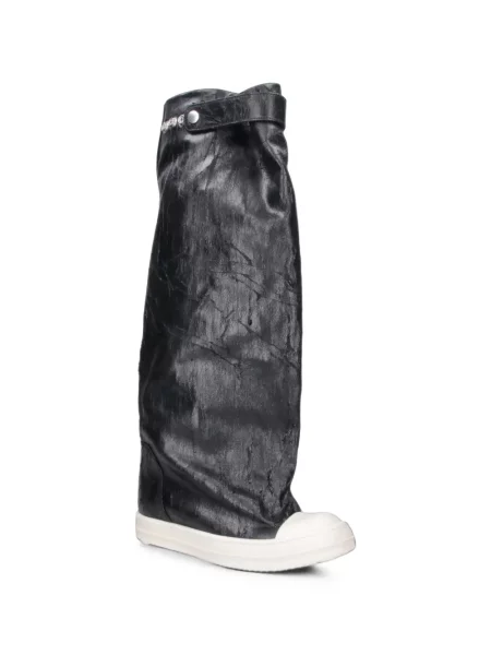 Botine Rick Owens Drkshdw din canvas negru