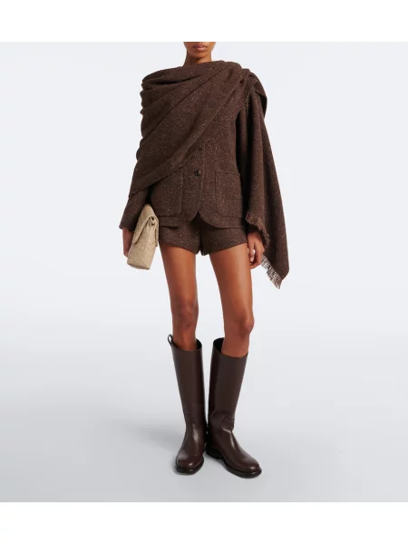 Geacă Ralph Lauren Collection de lână maro