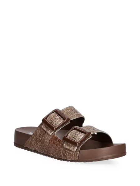 Šlepetės Melissa su sagtimis ruda