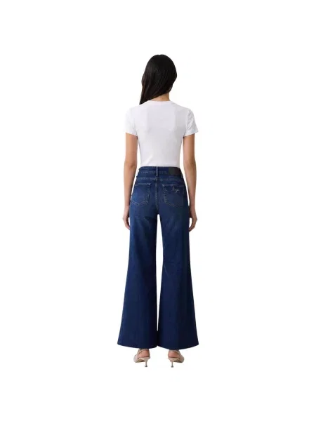 Pantaloni Liu Jo albastru