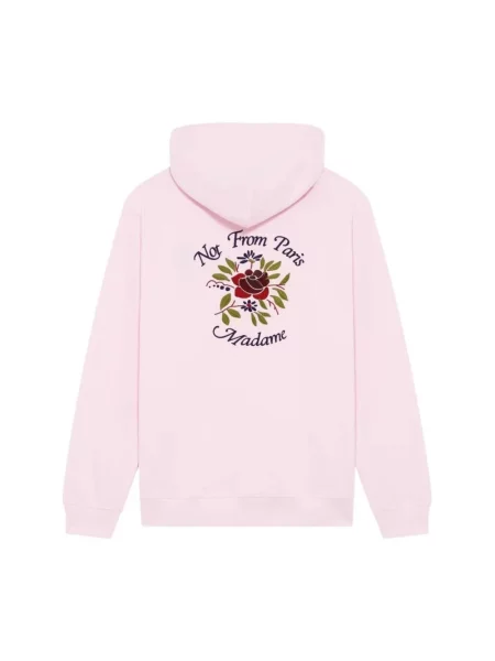 Bluza z kapturem Drole De Monsieur z kapturem różowa