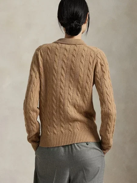 Вовняний светр Polo Ralph Lauren легкий бежевий