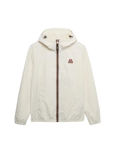 Superdry & Co Prechodná bunda ESSENTIAL ako vlna biela