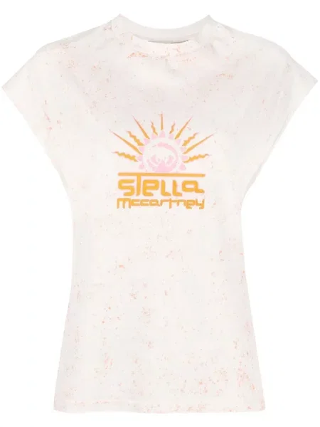 Tricou Stella Mccartney cu imagine alb